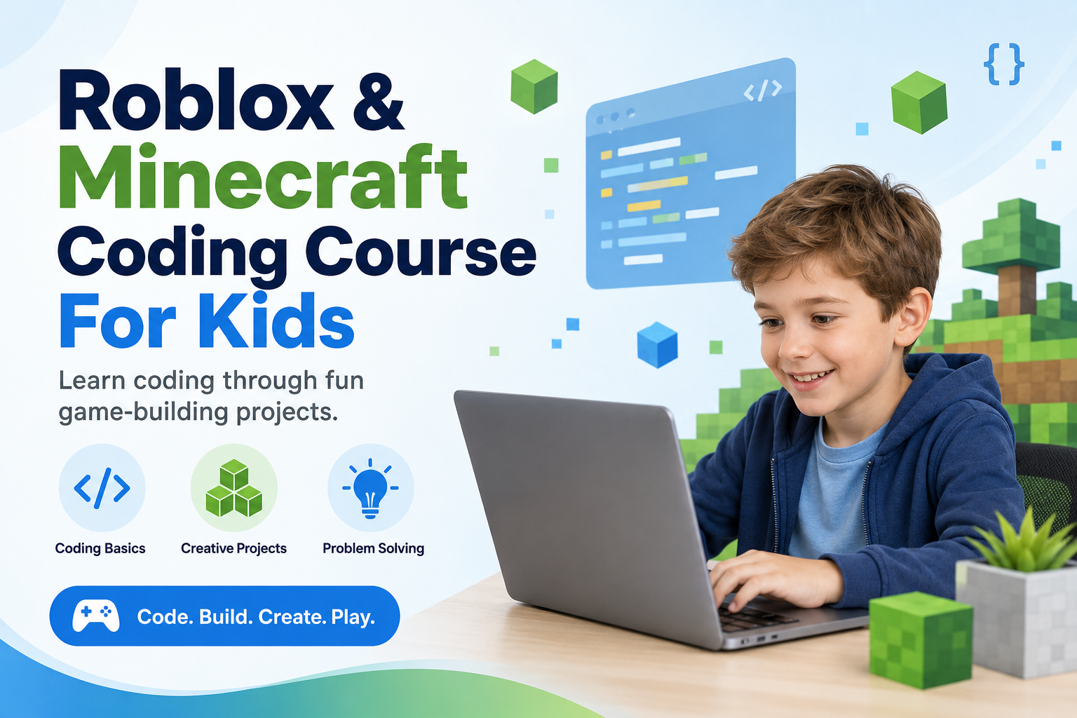Roblox & Minecraft Coding Course
